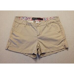 Freestyle Revolution Size 5 Womens Khaki Tan Short Shorts